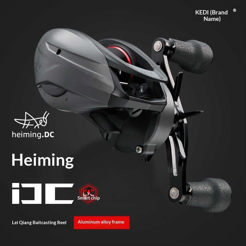 KEDI Black Cry DC Baitcasting Reel | DC Intelligent Brake, Brass Gears, 5th-Gen Drag Alarm, Left/Right Hand