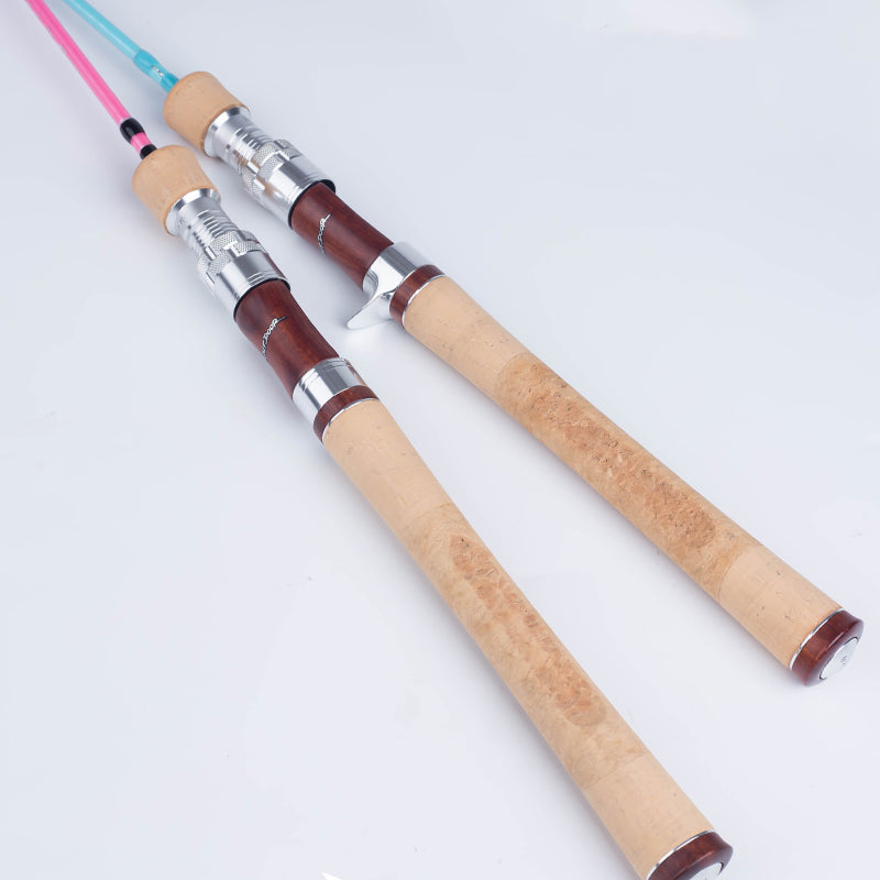 YUSHAN OUTDOOR Flower Stream Pro Micro Lure Rod – UL+ Action, Medium-Fast, 1.8m, Extended Cork Grip