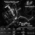 YUSHAN OUTDOOR CangMing Spinning Fishing Reel – 12+1BB Waterproof Long Cast