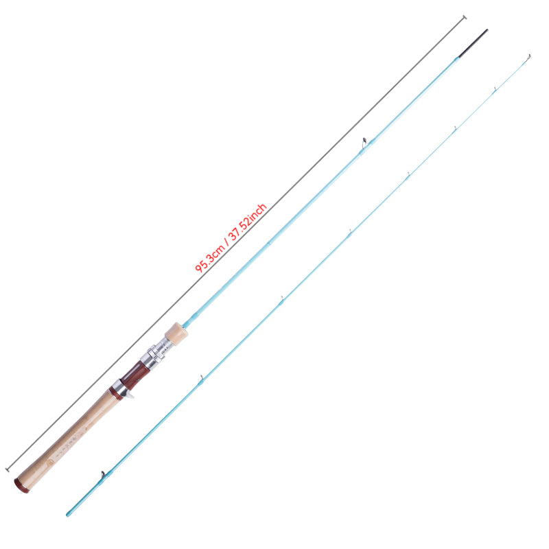 YUSHAN OUTDOOR Flower Stream Pro Micro Lure Rod – UL+ Action, Medium-Fast, 1.8m, Extended Cork Grip