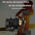 Haibao  GK400/GK401 Round Baitcasting Reel | Full Metal Frame, Magnetic Brake, 9+1SS BB, 13kg Drag, Left/Right Hand