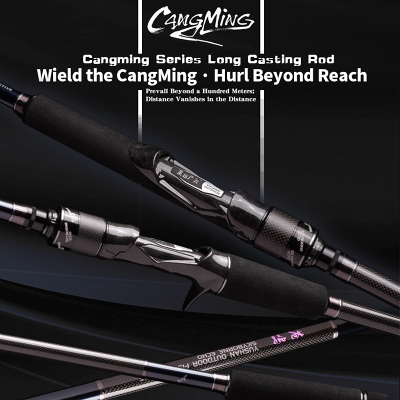 YUSHAN OUTDOOR CANGMING Series Long-Casting Lure Rod | Spinning & Casting | M/M+/MH/MH+