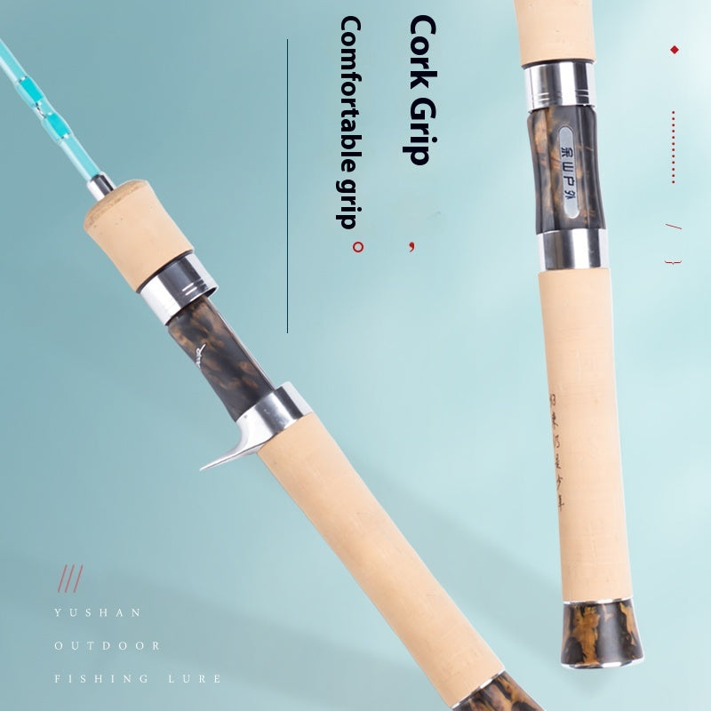 YUSHAN OUTDOOR Flower Stream PLUS 3-Section Travel Lure Rod