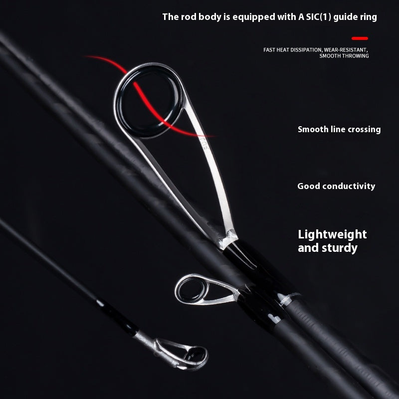 YUSHAN outdoor MUMA Root UL/L Spinning Lure Rod | Fuji SIC Guides + 3A Cork Grip