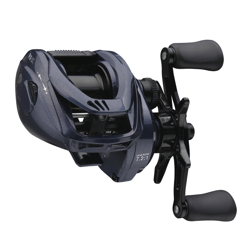 RM-DC Baitcasting Reel | MR-DC Intelligent Electronic Brake, 176g, 16.7g Spool, 3-Mode LED, Left/Right Hand