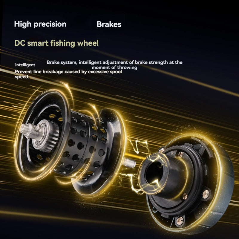 KEDI DC150 Pro Baitcasting Reel | DC Brake, 6+1 Sealed BB, Aluminium Spool 15.7g, 162g, Casts from 2g