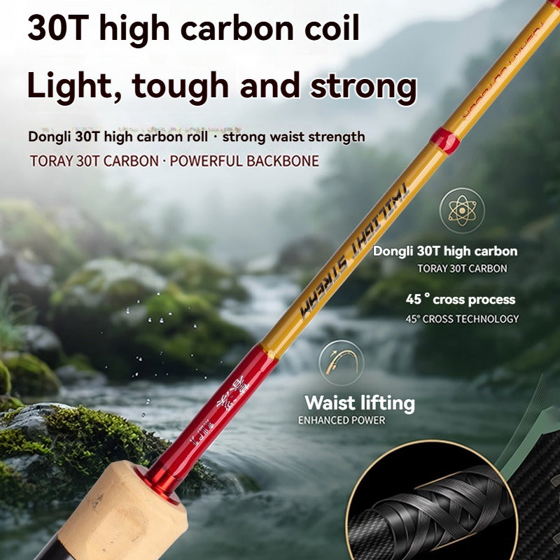 YUSHAN OUTDOOR Twilight Stream UL Fishing Rod 2026 | Bamboo-Finish Lure Rod
