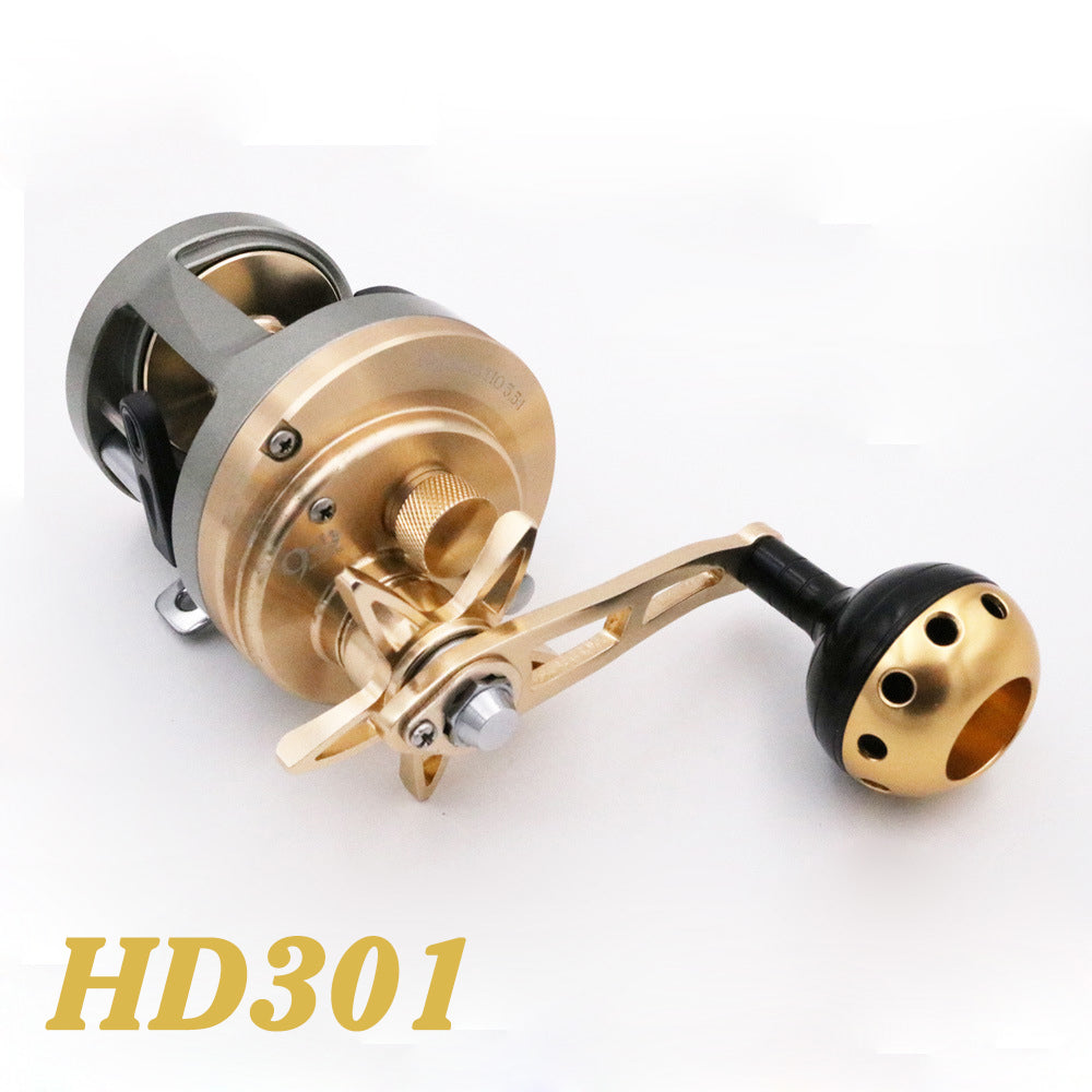 ABRE HD300/HD301 Slow Jigging Drum Reel | 10BB Magnetic Brake, Aluminium Arm, Ceramic Guide, Left/Right Hand