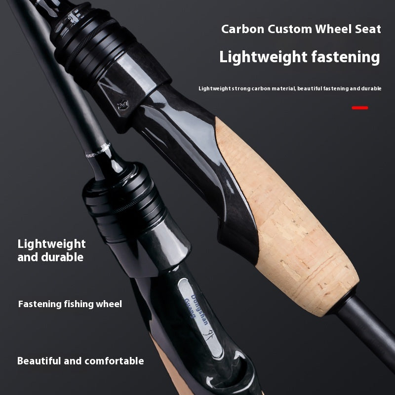 YUSHAN outdoor MUMA Root UL/L Spinning Lure Rod | Fuji SIC Guides + 3A Cork Grip