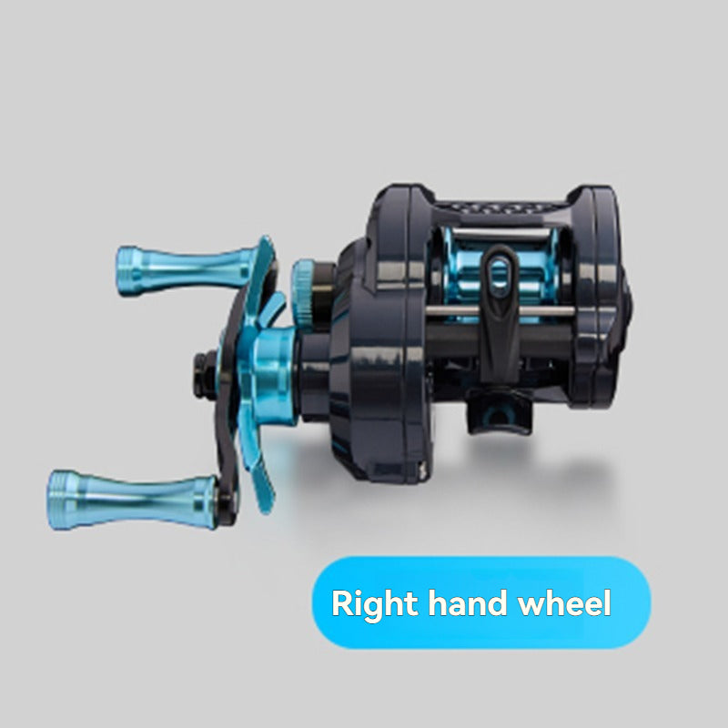 LUFEI-DC Baitcasting Reel | Hall Sensor True DC Chip, 162g, 16g Spool, Aerospace Aluminium Gear, LED + Buzzer, Left/Right Hand
