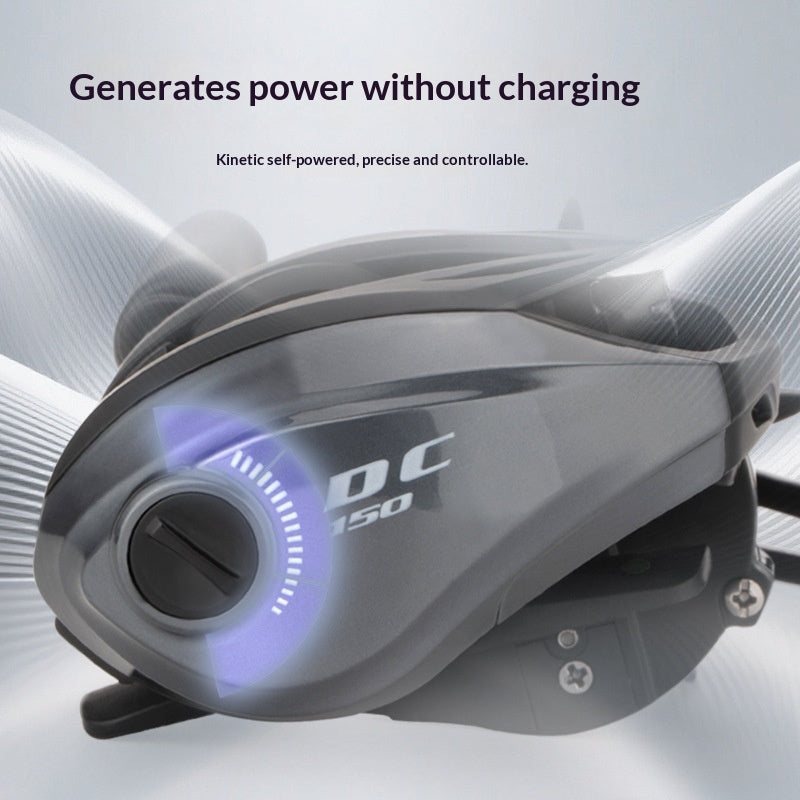 KEDI DC150 Baitcasting Reel | DC Electronic Brake, G1 Hard Aluminium Gear, Hollow Spool, 165g, Left/Right Hand
