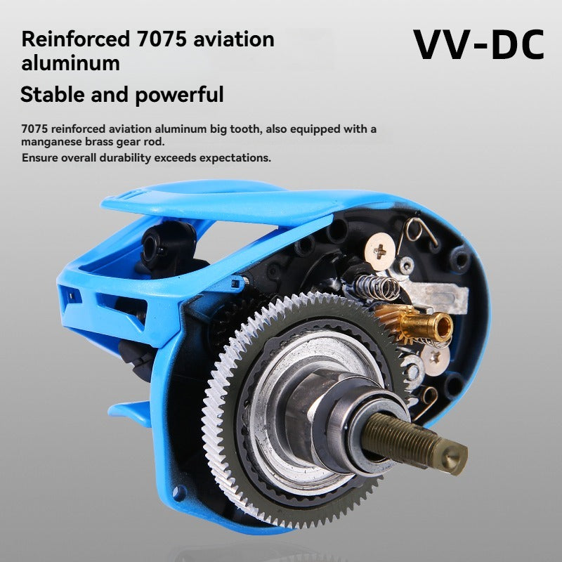 VV-DC Baitcasting Reel | DC Adaptive Brake, 7075 Aerospace Aluminium Gear, Ceramic Outlet, 7.2:1, Left/Right Hand