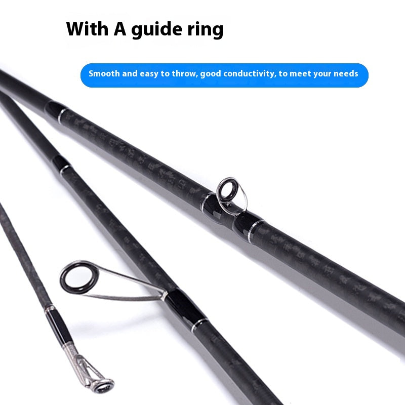 YUSHAN OUTDOOR Bug Master Finesse Worm Rod | Full Fuji A-Ring, X45 Carbon, 3A Cork Grip, ML/M/MH