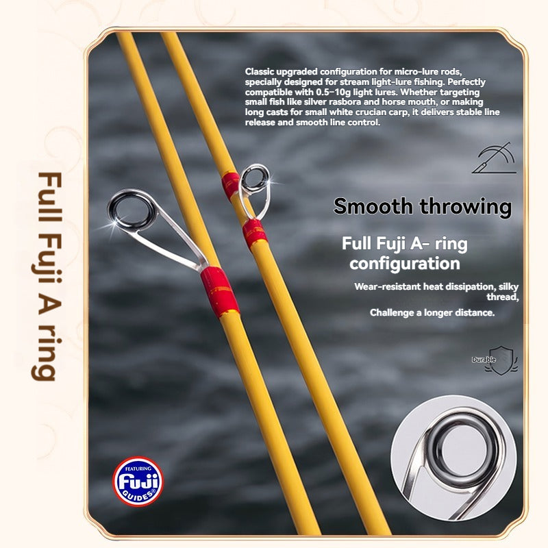 YUSHAN OUTDOOR Twilight Stream UL Fishing Rod 2026 | Bamboo-Finish Lure Rod