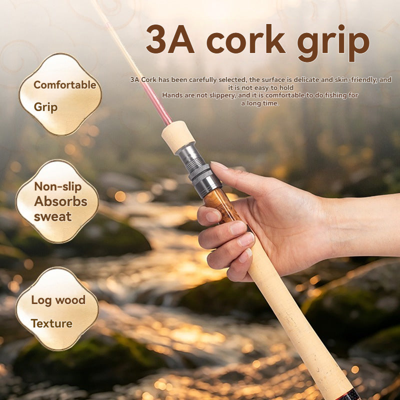 YUSHAN OUTDOOR Twilight Stream UL Fishing Rod 2026 | Bamboo-Finish Lure Rod