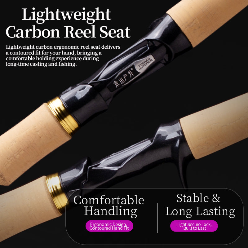 YUSHAN OUTDOOR Flower Stream Voidpierce Long-Cast Lure Fishing Rod