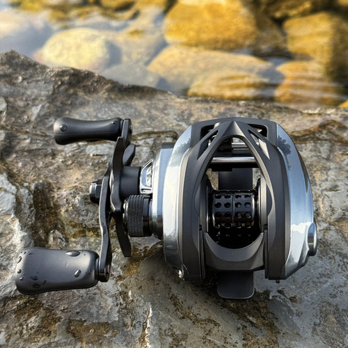 KEDI DC150 Baitcasting Reel | DC Electronic Brake, G1 Hard Aluminium Gear, Hollow Spool, 165g, Left/Right Hand
