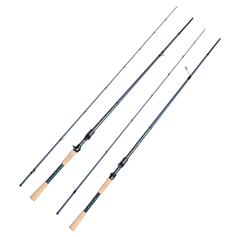 YUSHAN outdoor Soul Devouring Finesse Worm Rod | Magnetic Baked Paint, Full Fuji SIC, 4A Cork Grip, M/MH
