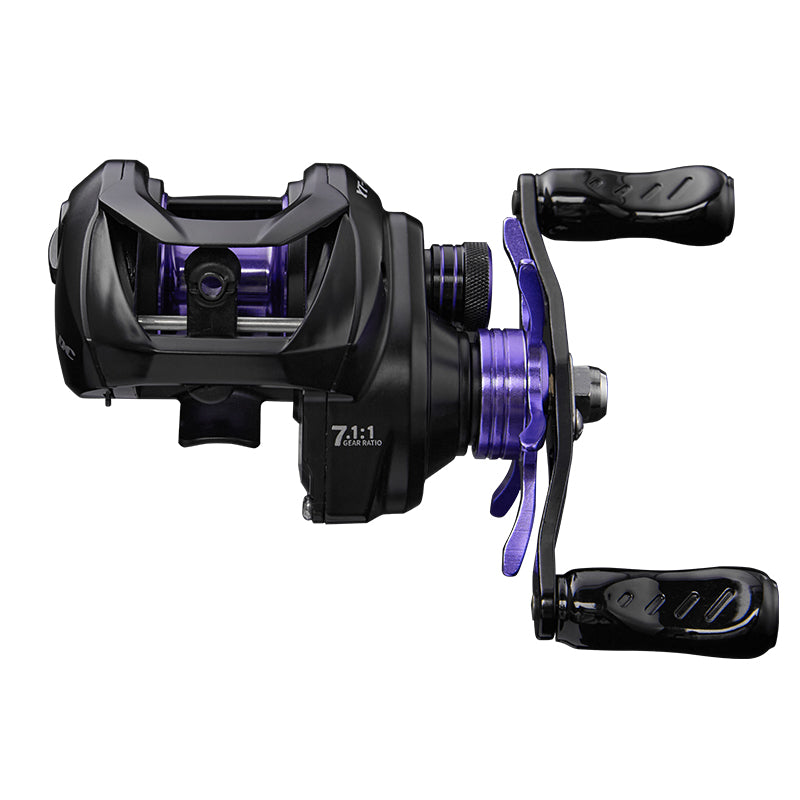 YUSHAN OUTDOOR YT-DC Baitcasting Reel | DC Intelligent Brake, Brass Gears, Ceramic Outlet, 186g, Casts from 2g, Left/Right Hand